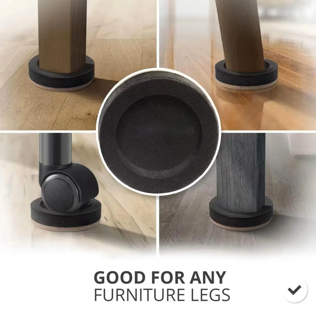 Felt Furniture Sliders for Hardwood Floors  16 PCS 3.5in - Furniture Slider with Unique Design
