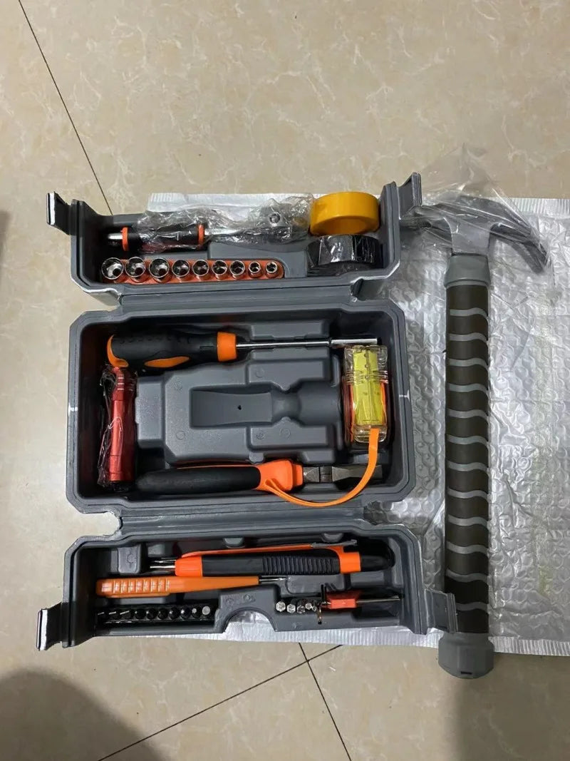 Thor's Hammer Design Toolbox Portable Hand Tool Sets Multifunctional Hardware Tools Set Household Repair Hand Tool Kit