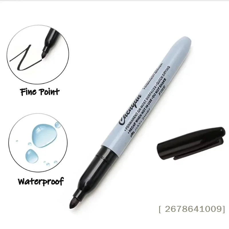 9500 Oil-Based Permanent Marker, Waterproof & Alcohol-Resistant, Industrial Art & Tattoo Stencil Pen Paint Marker〔YY33〕