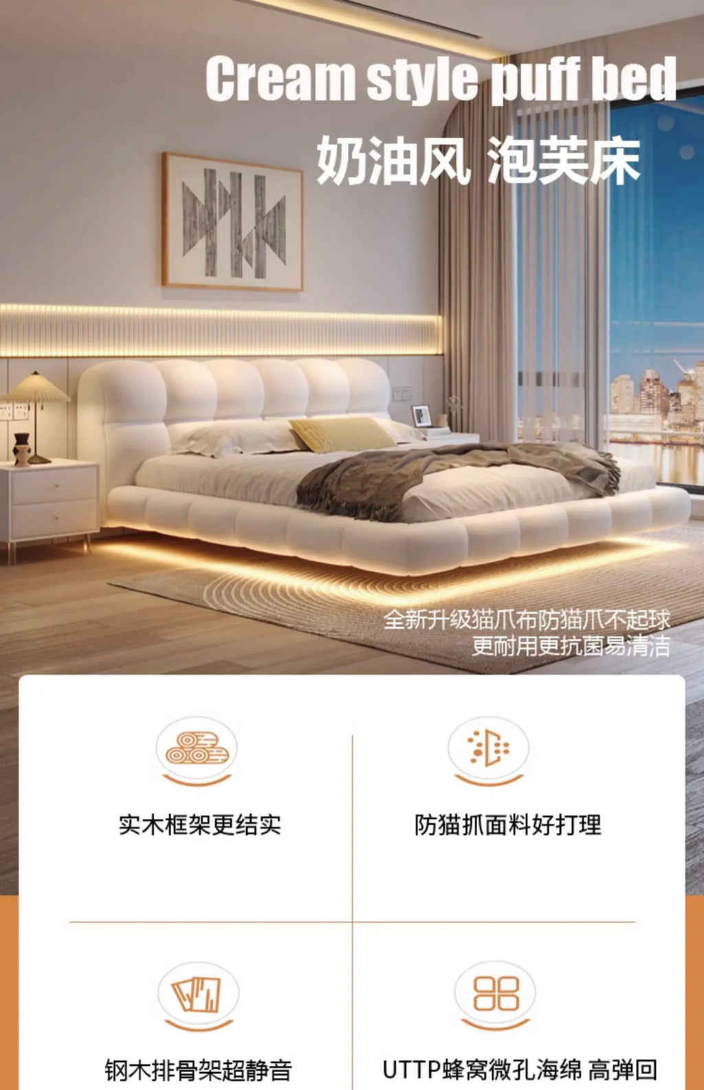 Home 180x200cm Double Wooden Bed Organizer Furniture ﻿ Complete Room Bed King Size Headboard Frames And Bed Bases Tatami Bedroom