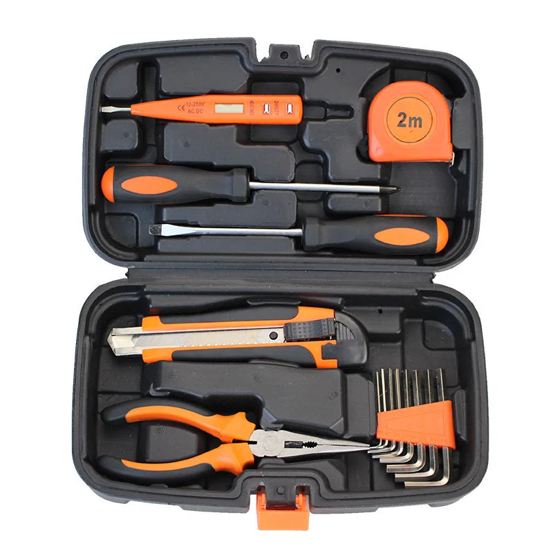 Multifunctional Manual Hardware Toolbox Home Repair Tool Box Waterproof Safety Box Hard Carrying Case Waterproof Hand Tools Sets
