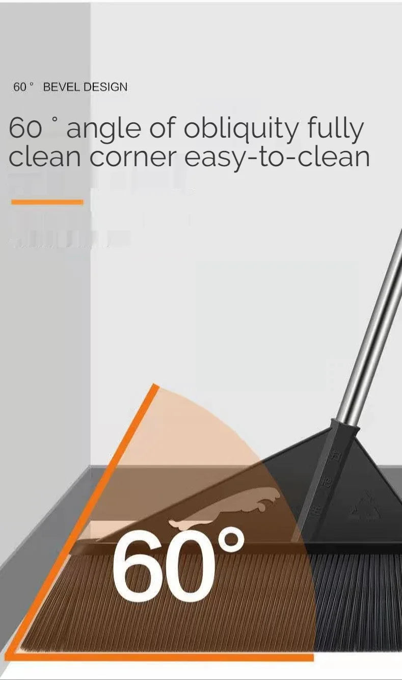 High-tech Broom for Sanitation Workers, Suitable for Courtyards, Outdoor Areas, Schools, and Parks, with an Extended Handle