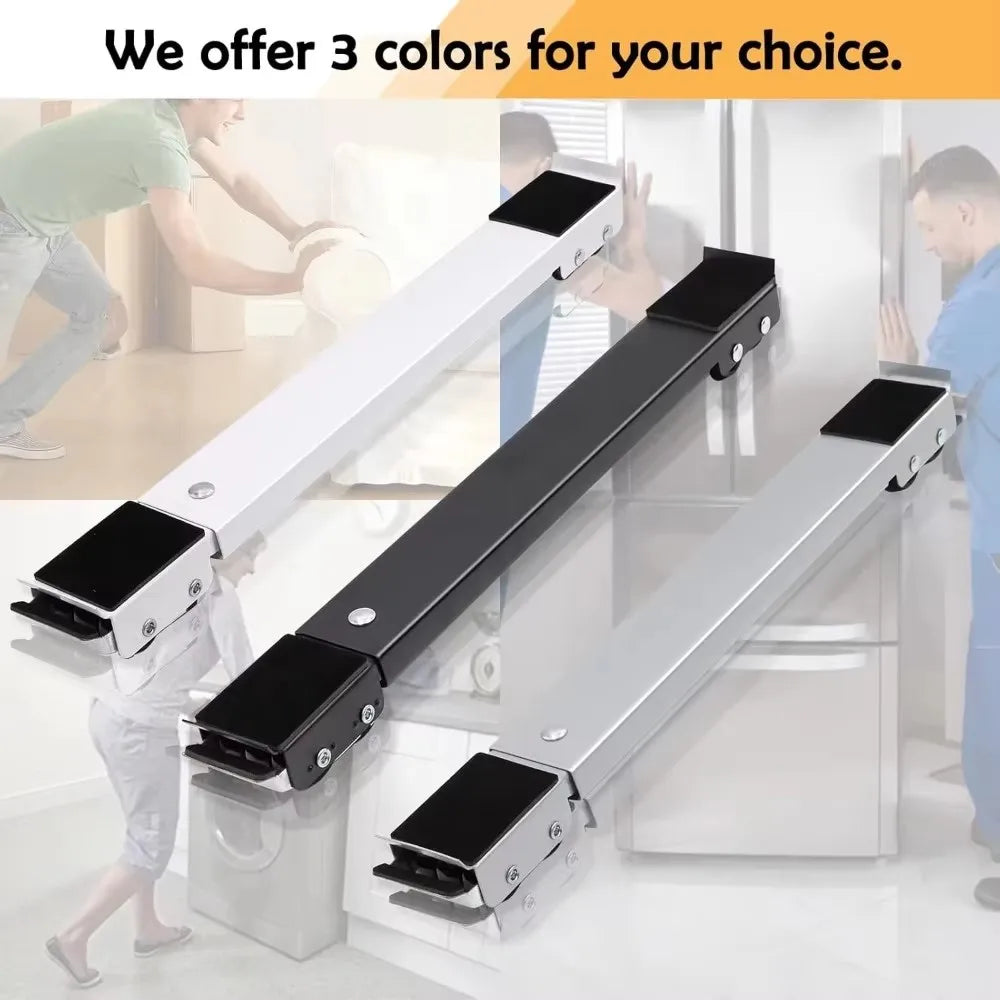 Set of 2 Heavy-Duty Furniture Dollies Featuring 24 Swivel Wheels for Easy Appliance Mobility