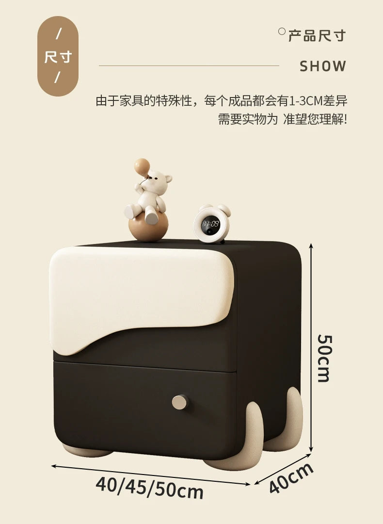Glamour Korea Nightstand Nordic Cute Hidden Storage Trendy Nightstand Unique Simple Tables De Nuit Furniture For Bedroom