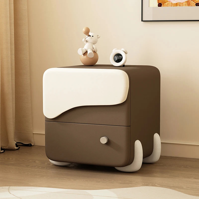 Glamour Korea Nightstand Nordic Cute Hidden Storage Trendy Nightstand Unique Simple Tables De Nuit Furniture For Bedroom