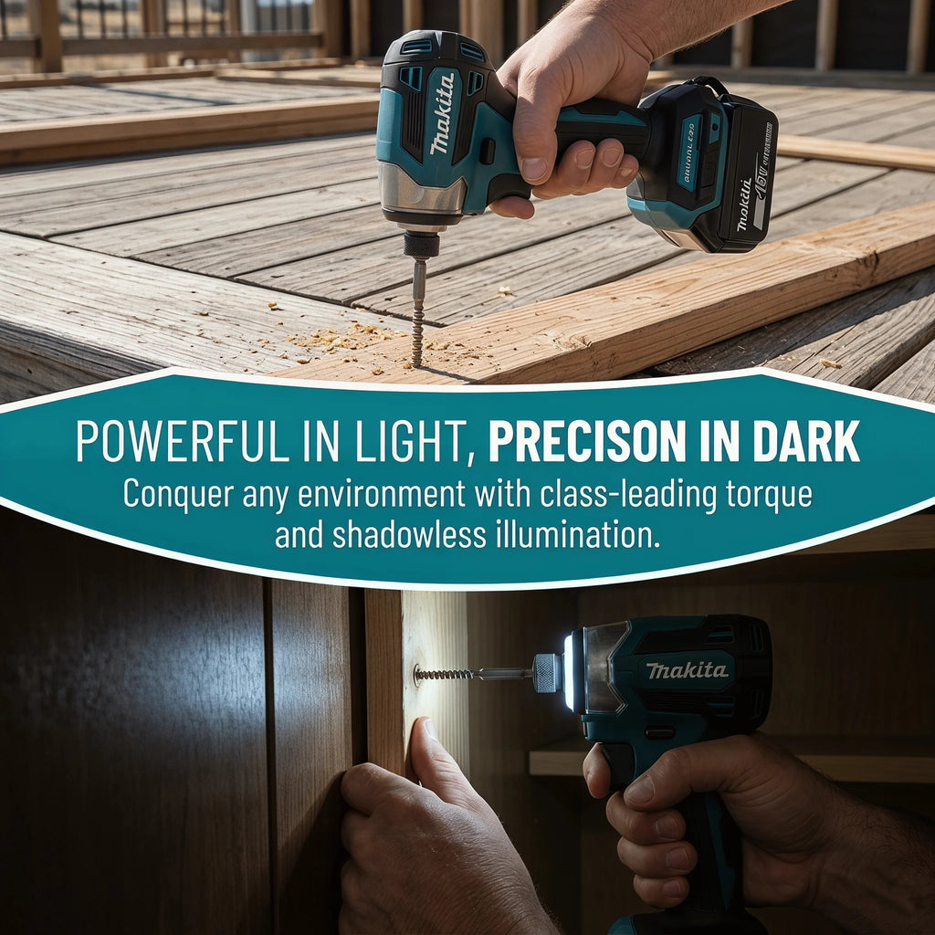2026 Makita DTD173 18V Cordless Impact Driver BL Brushless Motor Electric Drill Wood/Bolt/T-Mode Rechargeable Power Tools