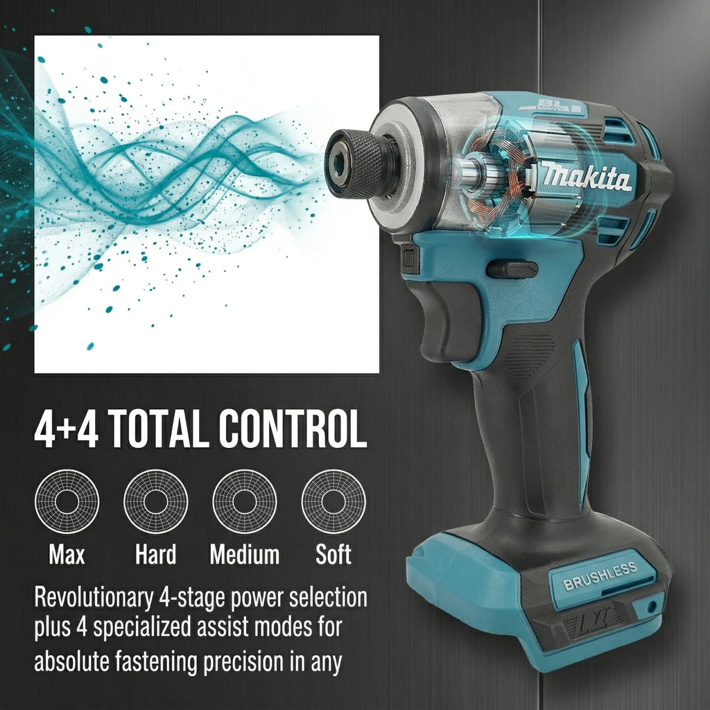2026 Makita DTD173 18V Cordless Impact Driver BL Brushless Motor Electric Drill Wood/Bolt/T-Mode Rechargeable Power Tools
