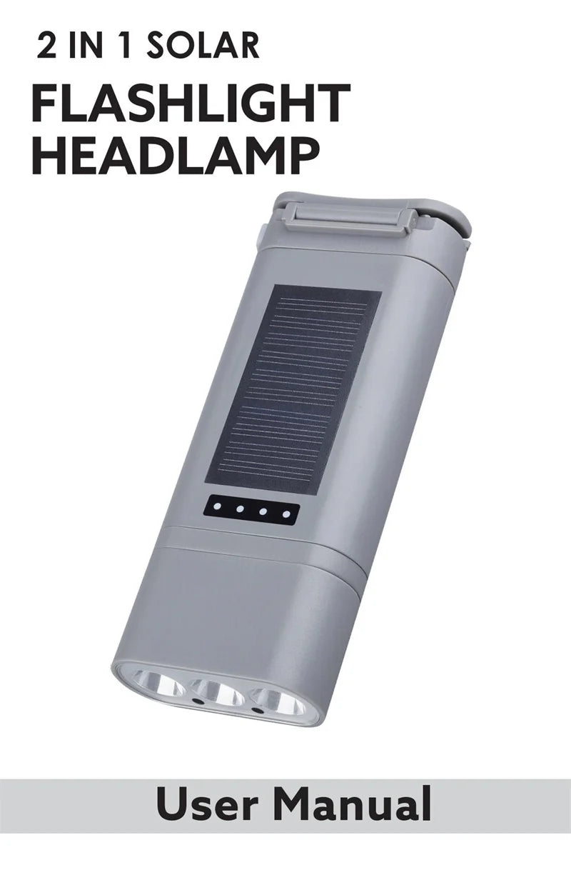 Headlight Flashlight 2-In-1 Multifunctional Portable Lighting With Built-In 18650*2 Lithium Battery That Can Be Used Power Bank