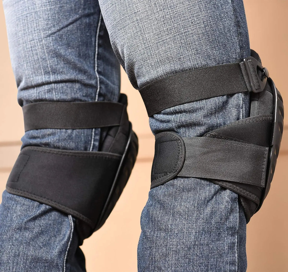Professional Knee Pads for Work Heavy Duty Foam Padding Kneepads for Construction, Gardening, Flooring