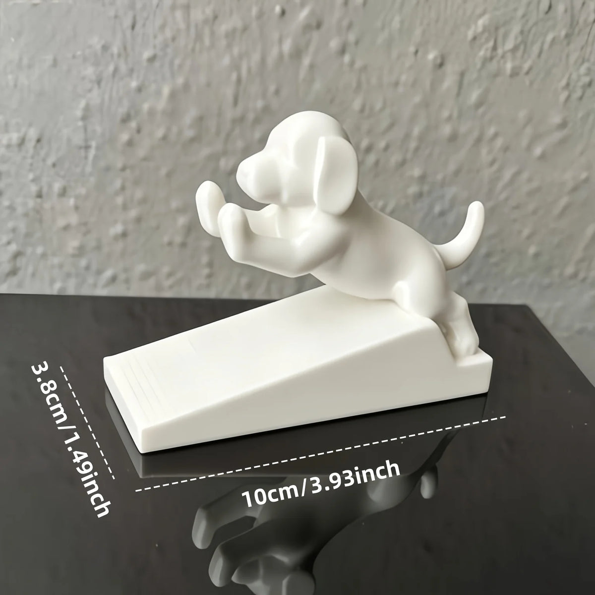 Cute Puppy Door Stopper, Thickened Anti-Collision, Noise-Reducing, Non-Slip Dog-Shaped Door Wedge for Floor-Standing Door Holder