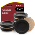 Felt Furniture Sliders for Hardwood Floors  16 PCS 3.5in - Furniture Slider with Unique Design