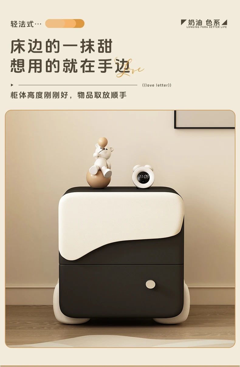 Glamour Korea Nightstand Nordic Cute Hidden Storage Trendy Nightstand Unique Simple Tables De Nuit Furniture For Bedroom