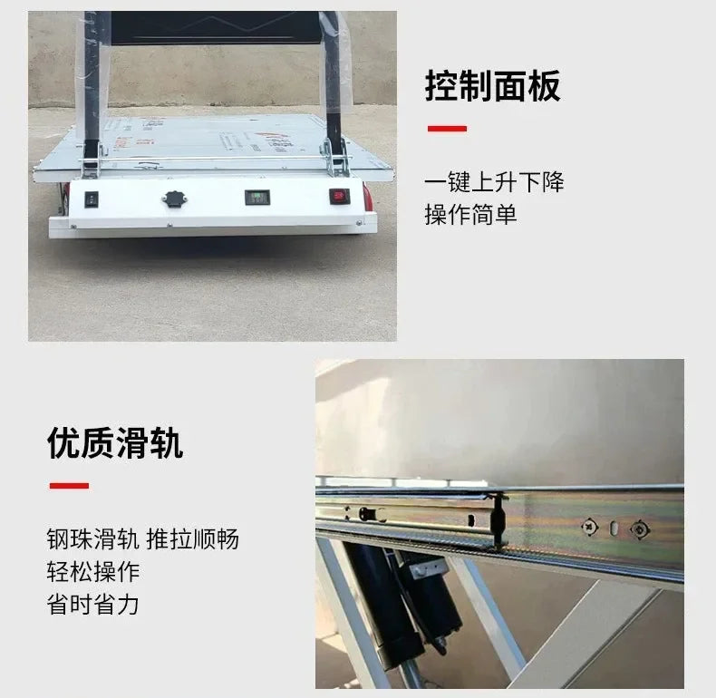Portle Ximu Lake Car Hydraulic Loading And Unloading Slide Rail Mobile Hand Lifting Truck