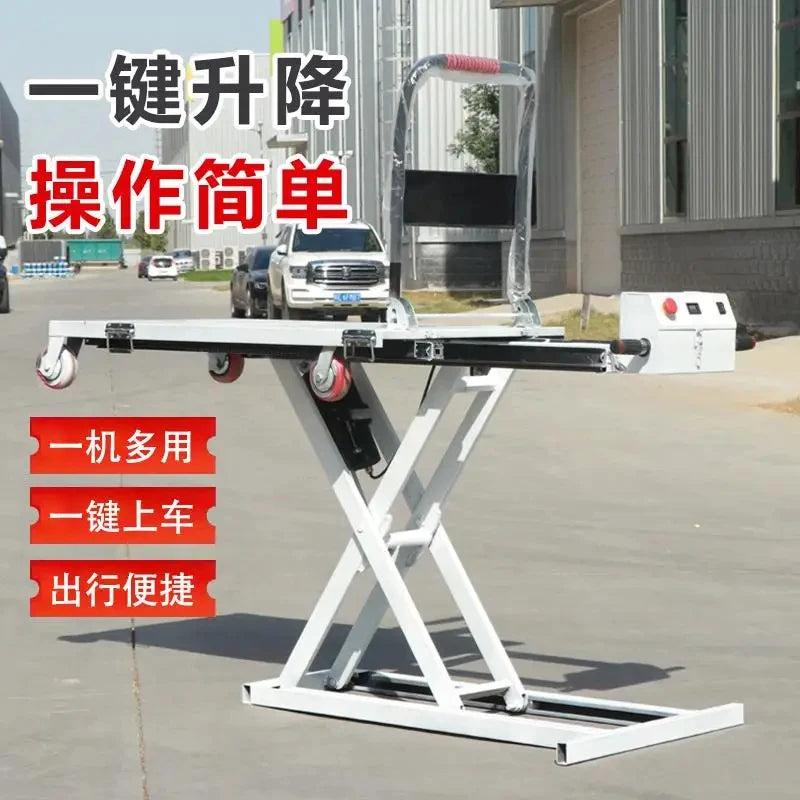 Portle Ximu Lake Car Hydraulic Loading And Unloading Slide Rail Mobile Hand Lifting Truck