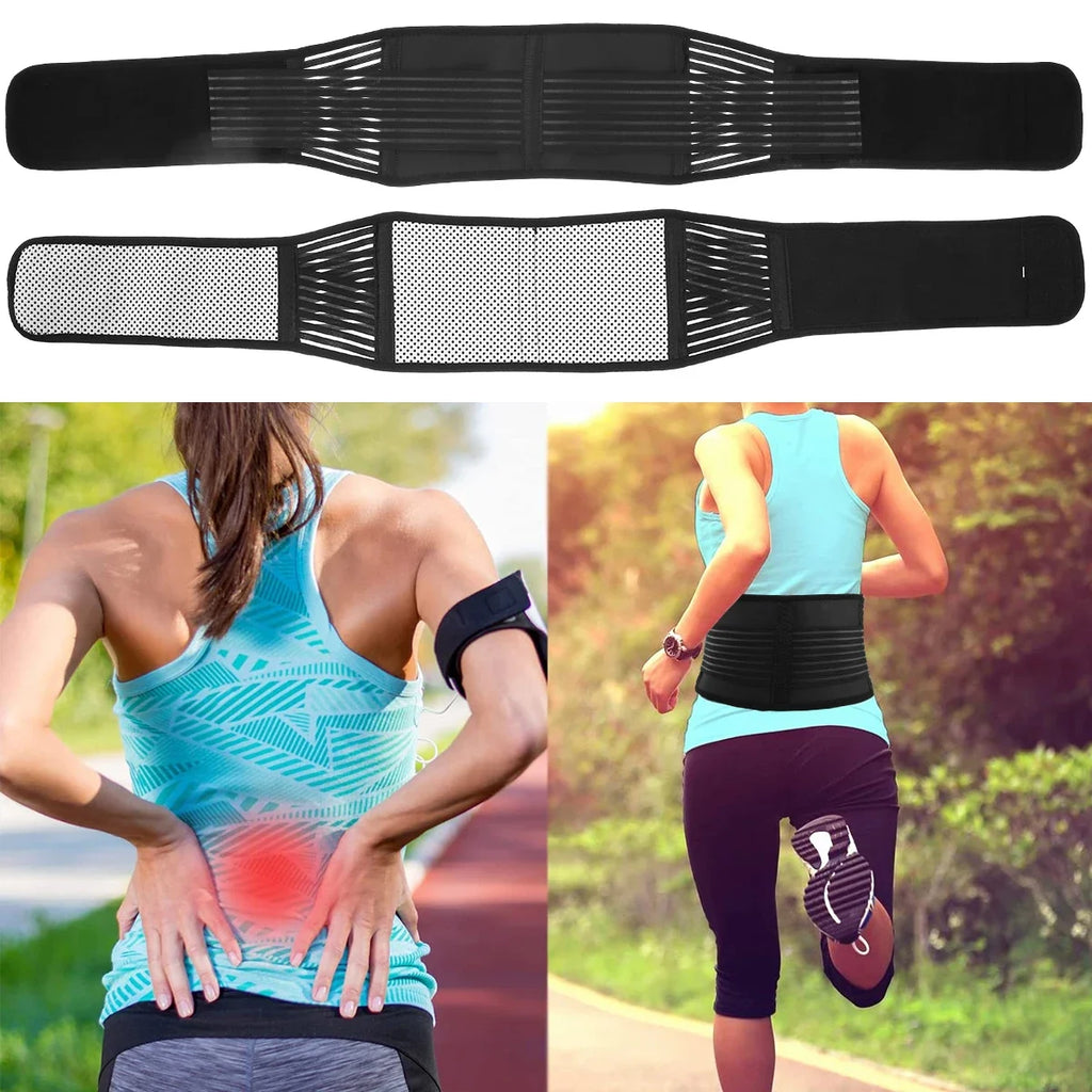 Back Support Belt Breathable Lower Back Brace Pain Relief Adjustable Self-Warming Comfort Lumbar Support Back Brace