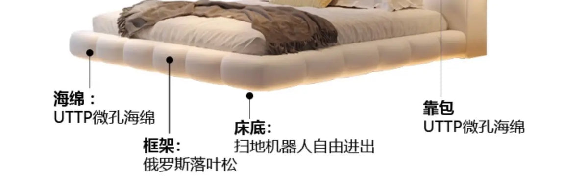 Home 180x200cm Double Wooden Bed Organizer Furniture ﻿ Complete Room Bed King Size Headboard Frames And Bed Bases Tatami Bedroom