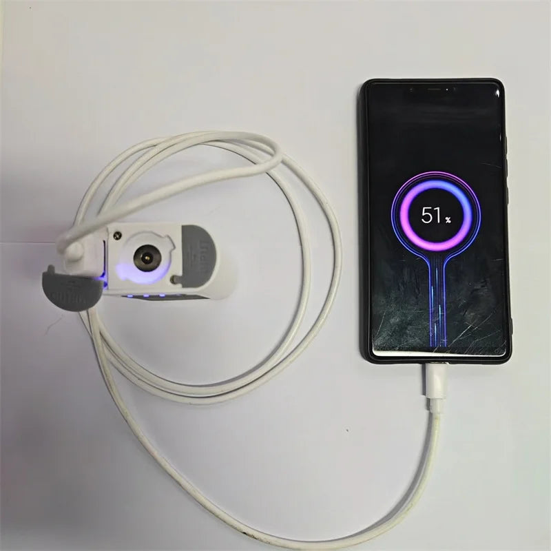 Headlight Flashlight 2-In-1 Multifunctional Portable Lighting With Built-In 18650*2 Lithium Battery That Can Be Used Power Bank