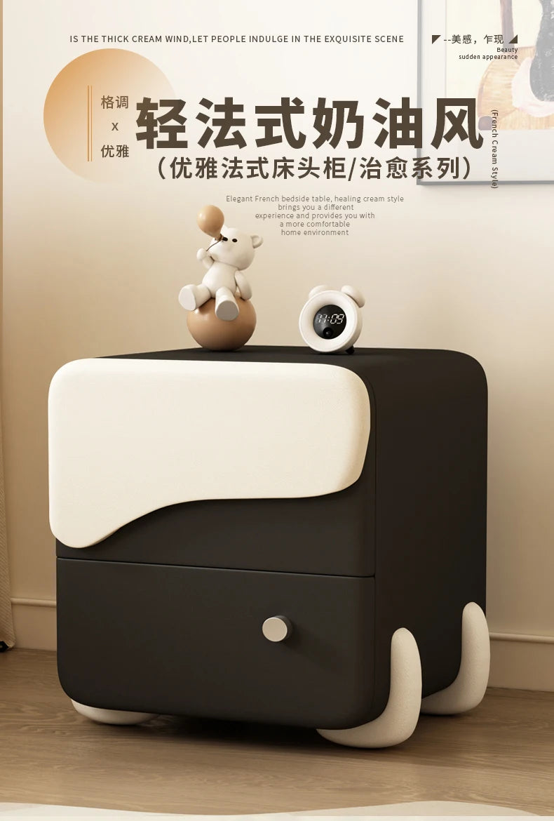 Glamour Korea Nightstand Nordic Cute Hidden Storage Trendy Nightstand Unique Simple Tables De Nuit Furniture For Bedroom