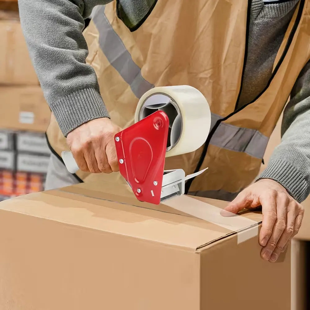 1pc Heavy-Duty Tape Dispenser, Handheld Semi-Automatic Tape Gun, Suitable for Moving and Sealing Cartons During Transportation.
