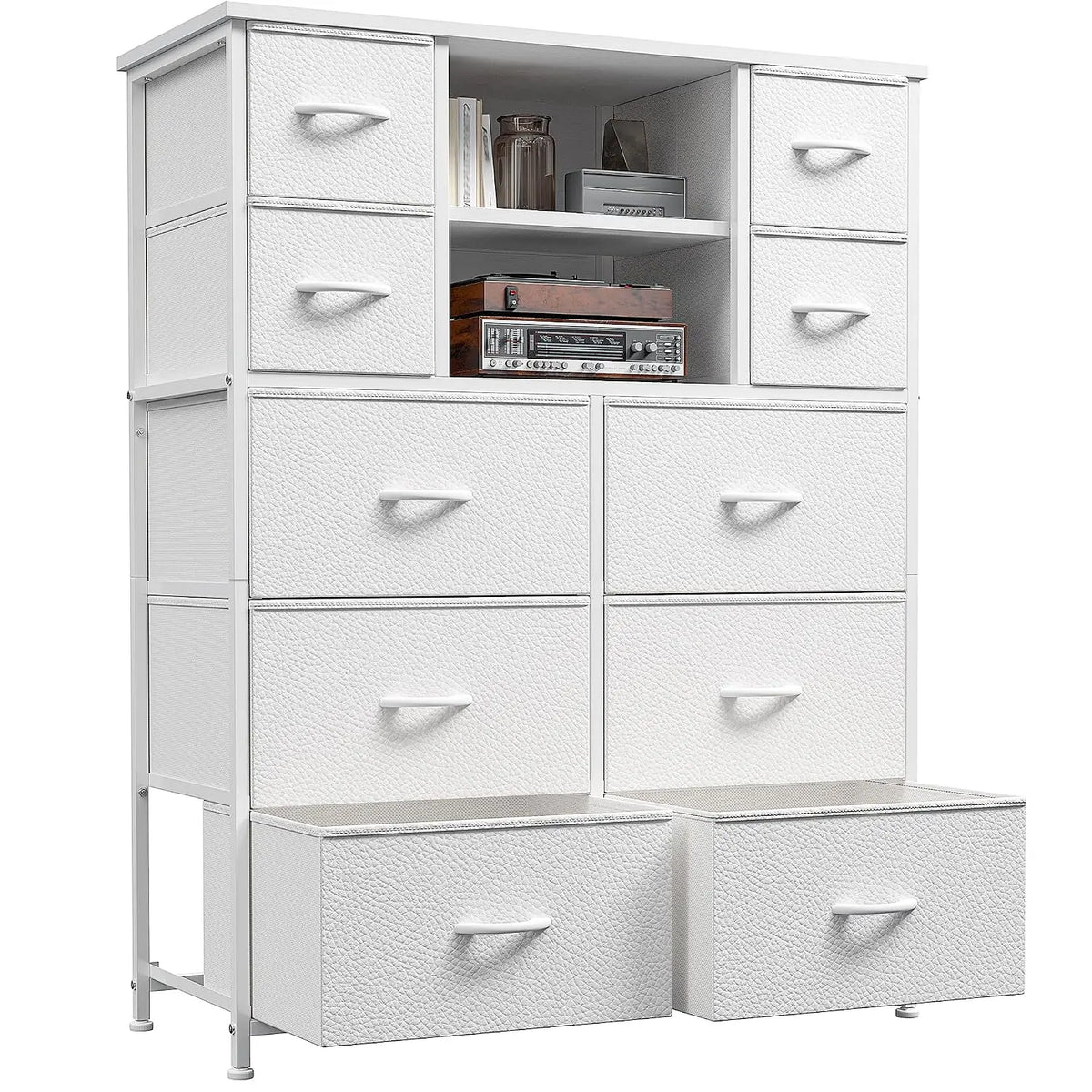 10-Drawer Dresser for Bedroom, 48"H Organizer Storage for clothes, Customized
