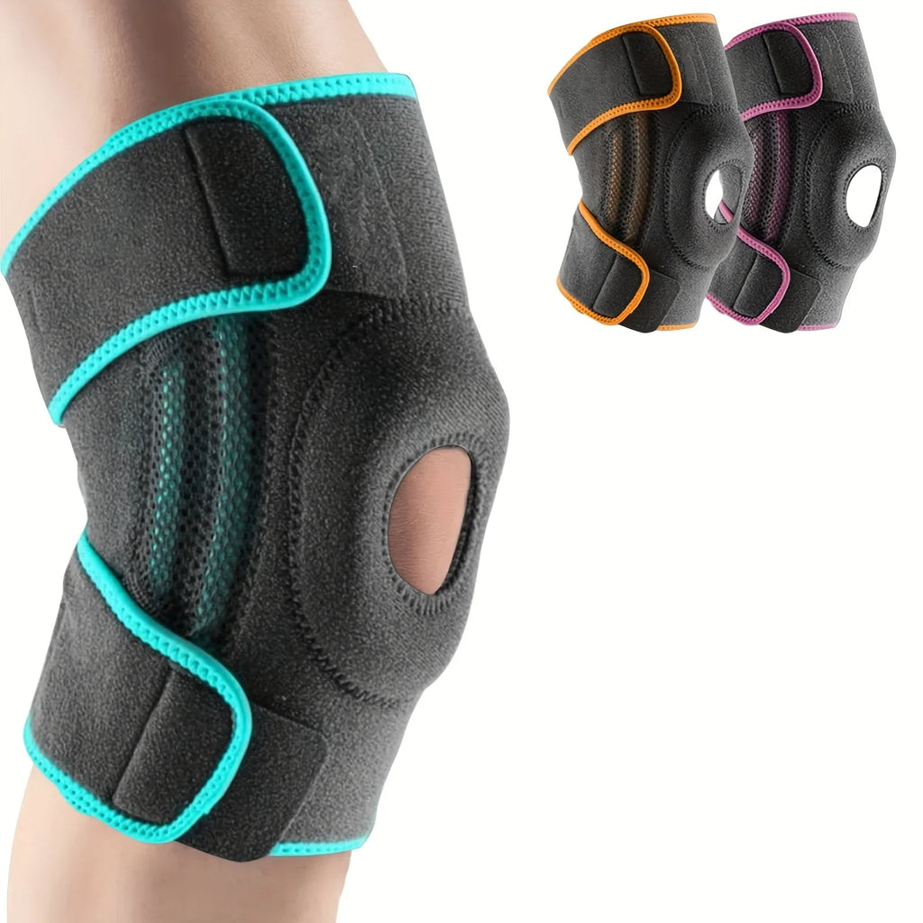 1pcs Knee Brace with Side Stabilizers & Patella Gel Pads for Maximum Knee Pain Support and fast recovery for men and women
