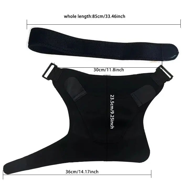 Adjustable Breathable Shoulder Support Brace Pad Gym Sports Care Single Back Belt Band Strap Wrap Men & Women Protective