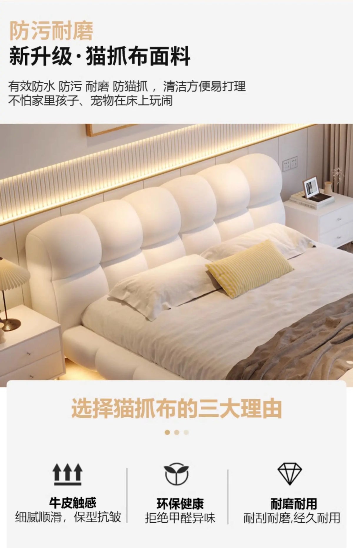 Home 180x200cm Double Wooden Bed Organizer Furniture ﻿ Complete Room Bed King Size Headboard Frames And Bed Bases Tatami Bedroom