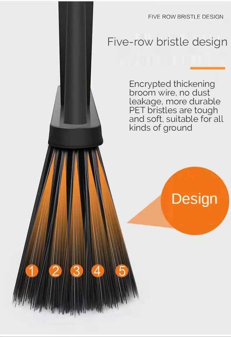 High-tech Broom for Sanitation Workers, Suitable for Courtyards, Outdoor Areas, Schools, and Parks, with an Extended Handle