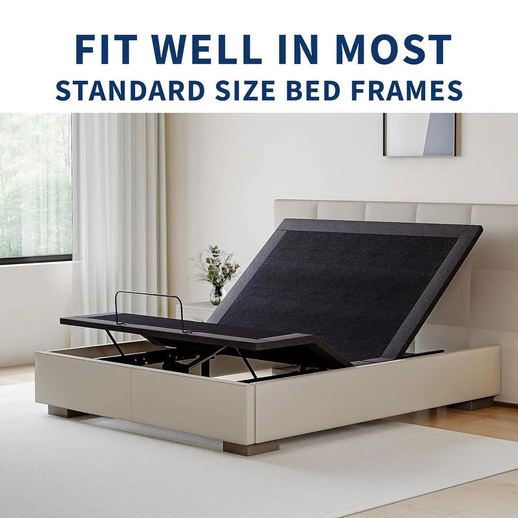 Adjustable Electric Bed Frame Full Size, Motorized Base, USB, Customized