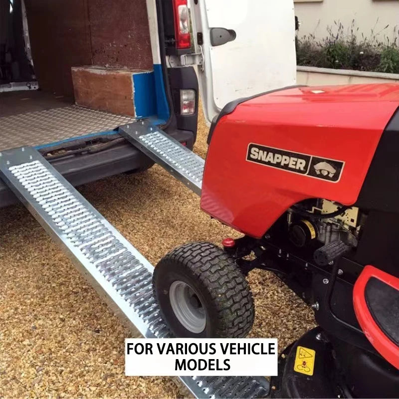 1PC Ramps For Aluminum Motorcycles Folding Loading ATV Pick-up Car Ramp To Climb Metal Ramps Ladder Single Load-bearing 260kg
