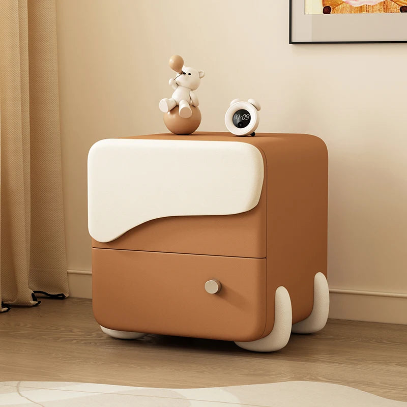 Glamour Korea Nightstand Nordic Cute Hidden Storage Trendy Nightstand Unique Simple Tables De Nuit Furniture For Bedroom