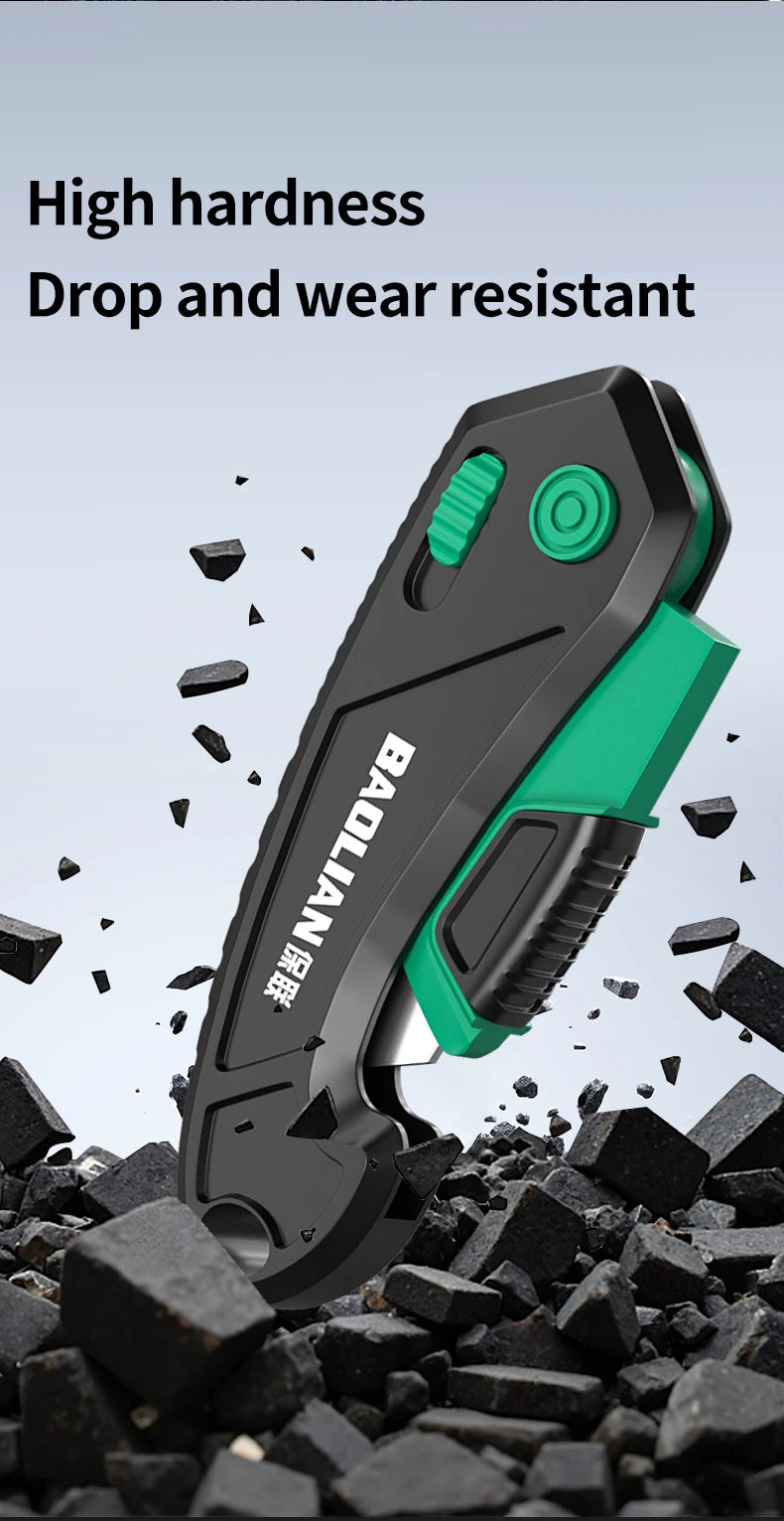 Foldable Art Knife Home Office-Specific Anti-Shock Labor-Saving Leather Carpet Cutting Knife Multi-Function Craft Knives